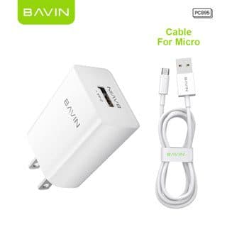 Bavin PC895Y USB Charger with Type-C Cable