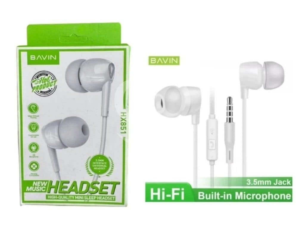 Bavin Wired Headset with AUX 3.5mm Jack