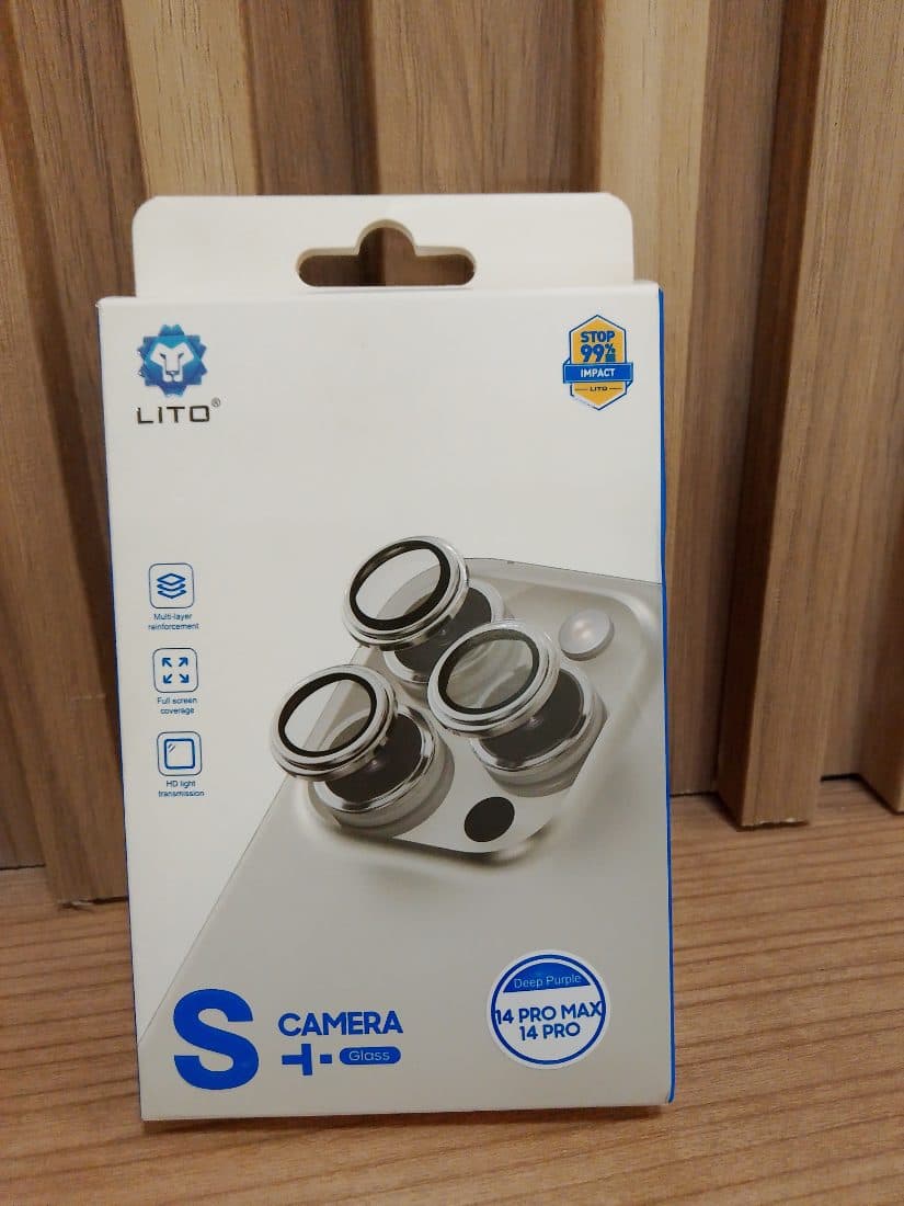 LITO Camera Lens Protector for iPhone 14 Pro/14 Pro Max/13 Pro/13 Pro Max & Samsung S24 Ultra