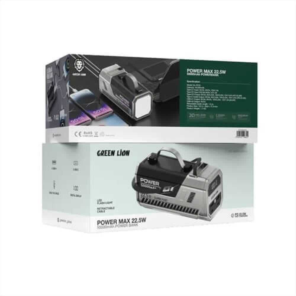 GREEN LION 50000 mAh POWER BANK+FLASHLIGHT