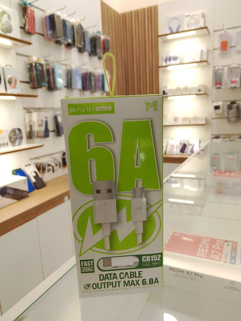 Bavin USB to Type-C Cable 6A Fast Charging